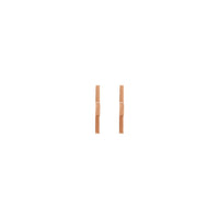 ຕຸ້ມຫູດາວ Hoop ເພີ່ມຂຶ້ນ (14K) ຂ້າງ - Popular Jewelry - ເມືອງ​ນີວ​ຢອກ