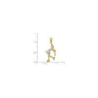 Female Figure Skater Pendant (14K) scale - Popular Jewelry - New York