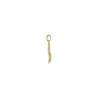 Падвеска-ветразнік, двухколерны маленькі (14K) бок - Popular Jewelry - Нью-Ёрк