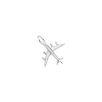 Avião pendente branco (14K) principal - Popular Jewelry - New York