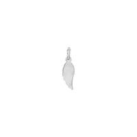 Angel Wing Charm white (14K) back - Popular Jewelry - New York