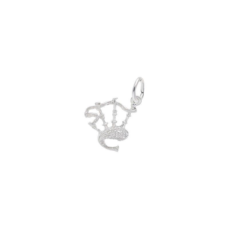 Bagpipes Charm white (14K) main - Popular Jewelry - New York