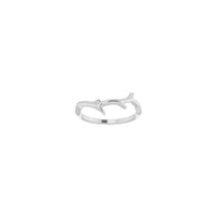 Branch Ring white (14K) front - Popular Jewelry - New York