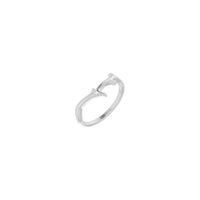 Prsten odvojka bijeli (14K) glavni - Popular Jewelry - New York