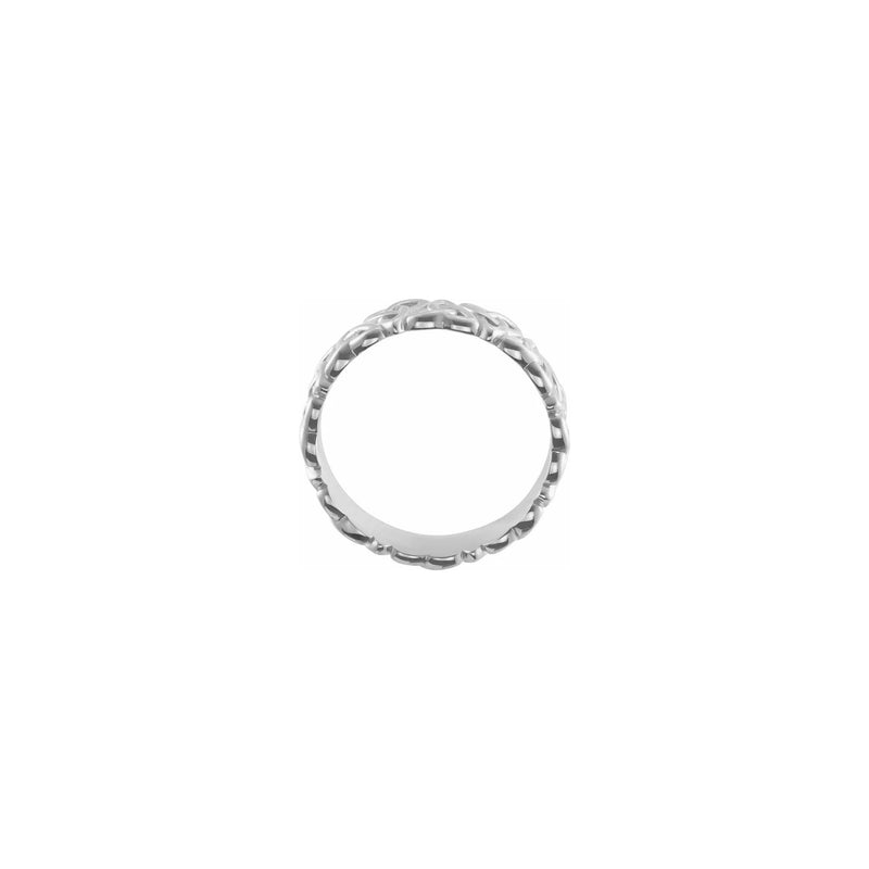 Celtic-Inspired Trinity Eternity Ring white (14K) setting - Popular Jewelry - New York