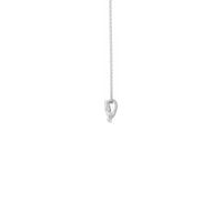 Celtic-Inspired Trinity Necklace white (14K) side - Popular Jewelry - New York