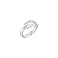 טבעת קוצים סוגרים לבנה (14K) ראשי - Popular Jewelry - ניו יורק
