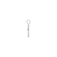 ഡയമണ്ട് ഇൻക്രസ്റ്റഡ് അങ്ക് പെൻഡൻ്റ് വെള്ള (14K) വശം - Popular Jewelry - ന്യൂയോര്ക്ക്