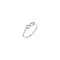 Diamond Semi-Accented Infinity Ring white (14K) main - Popular Jewelry - New York