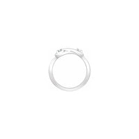 Double Diamond Infinity Ring (14K) setting - Popular Jewelry - New York