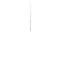 Spalvu kaklarota balta (14K) puse - Popular Jewelry - Ņujorka