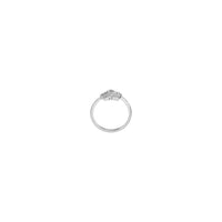 Forget Me Not Flower Ring (Silver) setting - Popular Jewelry - New York