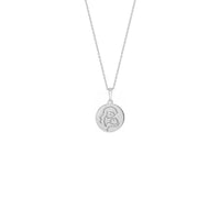বেবি মেডেলিয়ন নেকলেস সাদা (14K) সামনে সুদৃশ্য মা - Popular Jewelry - নিউ ইয়র্ক