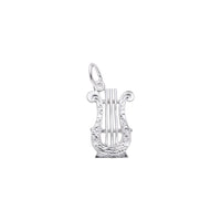 Lyre Charm white (14K) main - Popular Jewelry - New York
