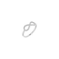 Rope Infinity Ring putih (14K) utama - Popular Jewelry - New York