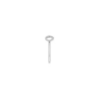 Rope Infinity Ring costat blanc (14K) - Popular Jewelry - Nova York