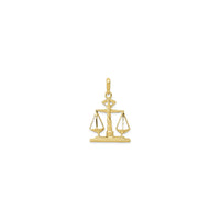 Anhänger „Skala der Gerechtigkeit“ (14K) vorne - Popular Jewelry - New York