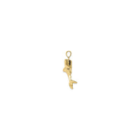 Shark Pendant (14K) side - Popular Jewelry - New York