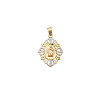 Tricolor Virgin Mary Pendant (14K) Popular Jewelry New York