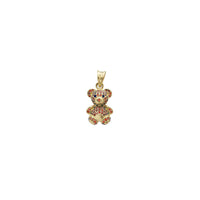 Mini Icy Teddy Bear Pendant (14K)
