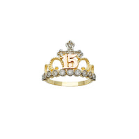 Prsten od krune i tijare od 15 godina za rođendan (14K)