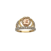 15 metų gimtadienis „Crown-Tiara Ring“ (14K) Popular Jewelry NY