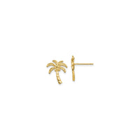 Palm Tree Stud Earrings (14K)