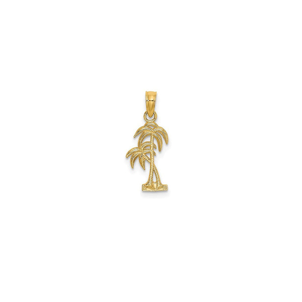 Swaying Double Palm Tree Charm (14K)