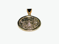 Pendeta Kalender Aztec Purba Medalion