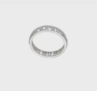 Capricorn Zodiac Sign Band Ring (Silver)