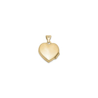 Pandantiv cu medalion inimă de aur (14K) spate - Popular Jewelry - New York