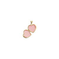 Медальон із золотим серцем (14K) по діагоналі - Popular Jewelry - Нью-Йорк