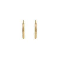 10 mm sveigjanlegir endalausir Huggie Hoop eyrnalokkar (14K) hlið - Popular Jewelry - Nýja Jórvík