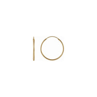 20 மிமீ நெகிழ்வான எண்ட்லெஸ் ஹக்கி ஹூப் காதணிகள் (14K) பிரதான - Popular Jewelry - நியூயார்க்