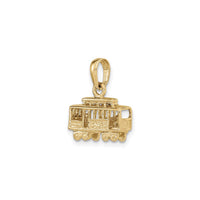Trolley Car 3D Pendant (14K) diagonal - Popular Jewelry - New York