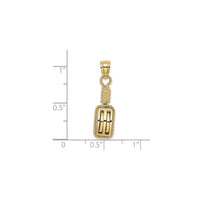 Měřítko 3D Block Mariners Pulley Pendant (14K) - Popular Jewelry - New York
