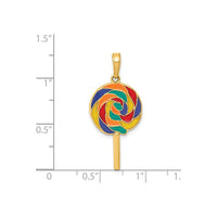 Liontin Lollipop Warna-warni 3D (14K) skala - Popular Jewelry - New York