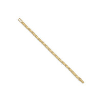 5 mm Square Nugget Armband (14K)
