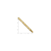 Braslè Nugget 7 mm (14K) echèl - Popular Jewelry - Nouyòk