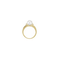 Accented Pearl Ring (14K) -asetus - Popular Jewelry - New York