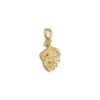 Acorn na may Leaf Pendant (14K) dayagonal - Popular Jewelry - New York