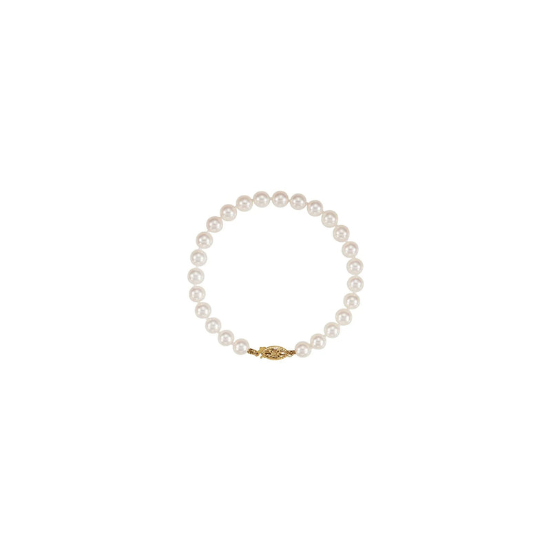 Akoya Pearls Bracelet (14K) main - Popular Jewelry - New York