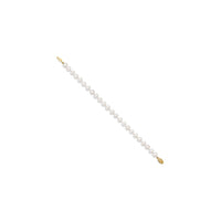 ほぼ丸い淡水真珠ブレスレット（14K）フル- Popular Jewelry - ニューヨーク
