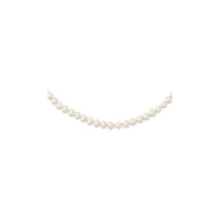 ខ្សែកគុជទឹកសាបស្ទើរតែជុំ (14K) មេ - Popular Jewelry - ញូវយ៉ក