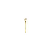 Malaikat Sayap Cincin Stackable Ring kuning (14K) - Popular Jewelry - New York