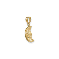 Anthropomorphic Moon 3D Pendant (14K) diagonal - Popular Jewelry - New York