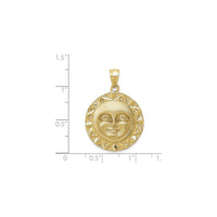 Anthropomorphic Sun Pendant (14K) scale - Popular Jewelry - New York