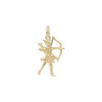 Archer Charm yellow (14K) main - Popular Jewelry - New York
