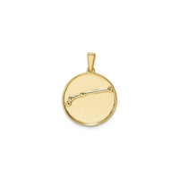 Aries Zodiac Constellation Medal (Silver) back - Popular Jewelry - New York