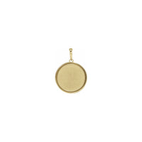 Artemis Coin Pendant flava (14K) dorso - Popular Jewelry - Novjorko